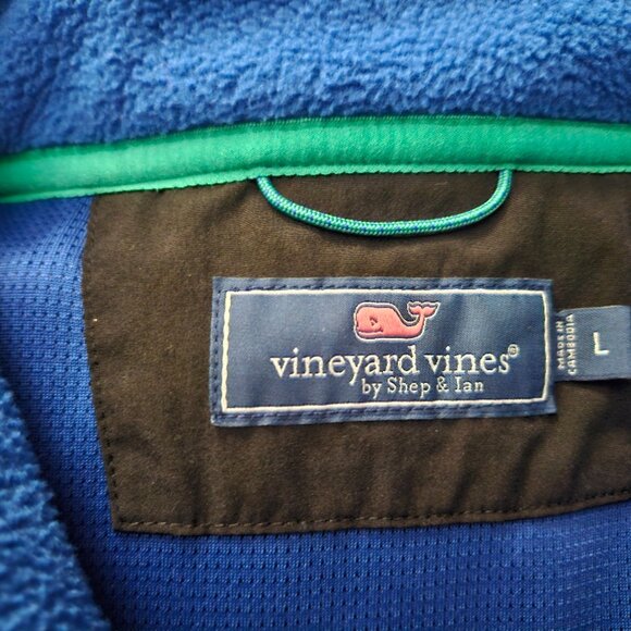 VV Colorblock Harbor Fleece Quarter-Snap - Picture 4 of 5